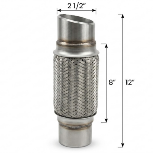 Tubo Flex con Acople Malla Exterior 2 x 8 x 12 Pulg. - Tubos Flexibles - Beta Repuestos