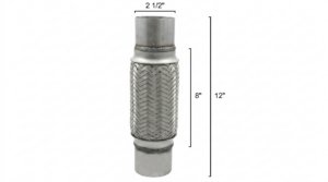Tubo Flex con Acople Malla Exterior 2-1/2 x 8 x 12 Pulg.
