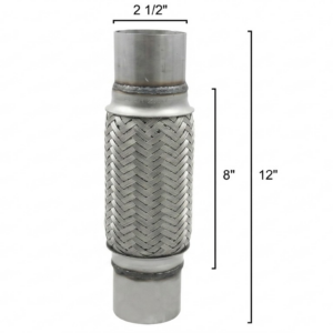 Tubo Flex con Acople Malla Exterior 2-1/2 x 8 x 12 Pulg. - Tubos Flexibles - Beta Repuestos