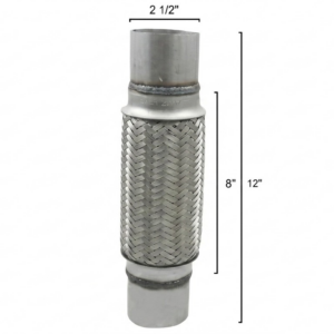 Tubo Flex con Acople Malla Exterior 3 x 8 x 12 Pulg. - Tubos Flexibles - Beta Repuestos