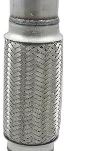 Tubo Flex con Acople Reforzado Doble Malla 1-1/2 x 4 x 8 Pulg.