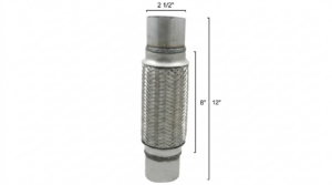Tubo Flex con Acople Reforzado Doble Malla 1-1/2 x 4 x 8 Pulg.