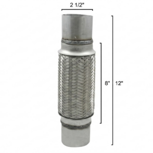 Tubo Flex con Acople Reforzado Doble Malla 1-1/2 x 8 x 12 Pulg. - Tubos Flexibles - Beta Repuestos