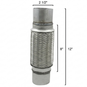 Tubo Flex con Acople Reforzado Doble Malla 1-3/4 x 4 x 8 Pulg. - Tubos Flexibles - Beta Repuestos