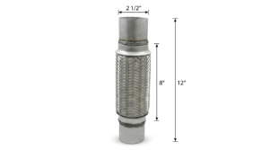 Tubo Flex con Acople Reforzado Doble Malla 1-3/4 x 6 x 10 Pulg.