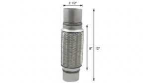 Tubo Flex con Acople Reforzado Doble Malla 1-3/4 x 8 x 12 Pulg.