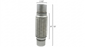 Tubo Flex con Acople Reforzado Doble Malla 1-3/4 x 10 Pulg.