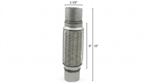 Tubo Flex con Acople Reforzado Doble Malla 2 x 6 x 10 Pulg.