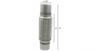 Tubo Flex con Acople Reforzado Doble Malla 2 x 8 x 12 Pulg.