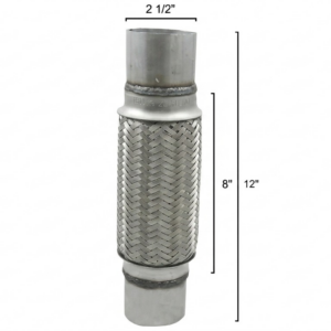 Tubo Flex con Acople Reforzado Doble Malla 2 x 8 x 12 Pulg. - Tubos Flexibles - Beta Repuestos