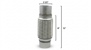 Tubo Flex con Acople Reforzado Doble Malla 2-1/4 x 4 x 8 Pulg.