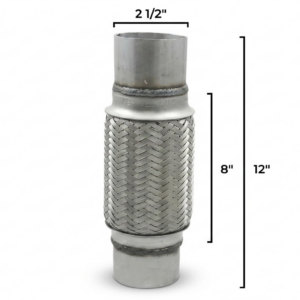 Tubo Flex con Acople Reforzado Doble Malla 2-1/4 x 4 x 8 Pulg. - Tubos Flexibles - Beta Repuestos
