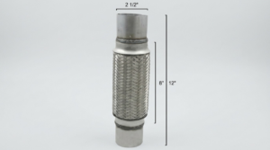 Tubo Flex con Acople Reforzado Doble Malla 2-1/4 x 6 x 10 Pulg.