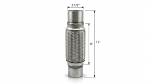 Tubo Flex con Acople Reforzado Doble Malla 2-1/4 x 10 x 14 Pulg.