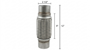 Tubo Flex con Acople Reforzado Doble Malla 2-1/2 x 4 x 8 Pulg.