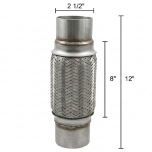 Tubo Flex con Acople Reforzado Doble Malla 2-1/2 x 4 x 8 Pulg. - Tubos Flexibles - Beta Repuestos