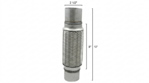 Tubo Flex con Acople Reforzado Doble Malla 2-1/2 x 8 x 12 Pulg.