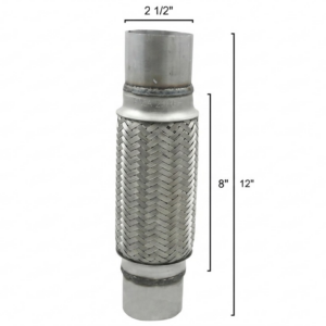 Tubo Flex con Acople Reforzado Doble Malla 2-1/2 x 8 x 12 Pulg. - Tubos Flexibles - Beta Repuestos