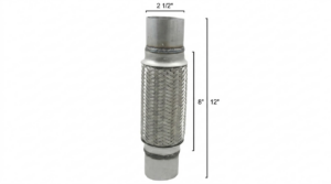 Tubo Flex con Acople Reforzado Doble Malla 2-1/2 x 10 x 14 Pulg.