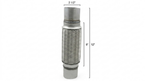Tubo Flex con Acople Reforzado Doble Malla 3 x 4 x 8 Pulg.