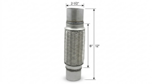 Tubo Flex con Acople Reforzado Doble Malla 3-1/2 x 4 x 8 Pulg.