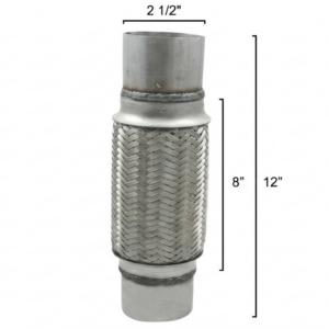 Tubo Flex con Acople Reforzado Doble Malla 4 x 10 x 14 Pulg. - Tubos Flexibles - Beta Repuestos