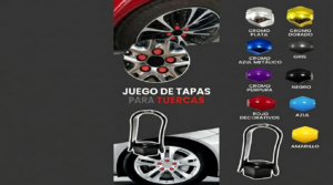 Tapas Decorativas para Tuerca Hex21 Cromo - Dorado