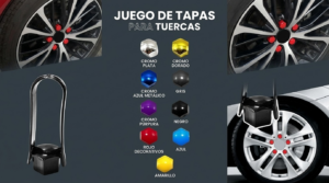 Tapas Decorativas para Tuerca Hex21 Cromo - Plata