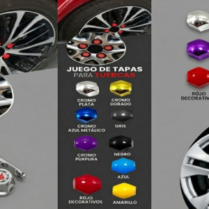 Tapas Decorativas para Tuerca Hex21 Rojo - Tapas Decorativas - Beta Repuestos