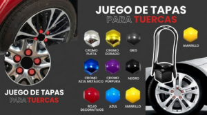 Tapas Decorativas para Tuerca Hex17 Azul