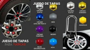 Tapas Decorativas para Tuerca Hex21 Azul
