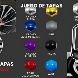 Tapas Decorativas para Tuerca Hex21 Azul - Tapas Decorativas - Beta Repuestos