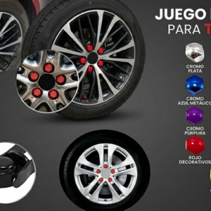 Tapas Decorativas para Tuerca Hex17 Negro - Tapas Decorativas - Beta Repuestos
