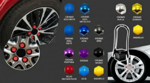Tapas Decorativas para Tuerca Hex19 Negro