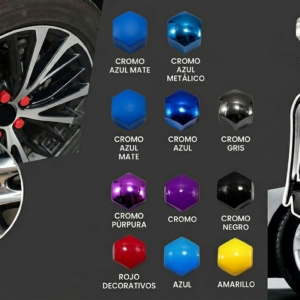 Tapas Decorativas para Tuerca Hex19 Negro - Tapas Decorativas - Beta Repuestos