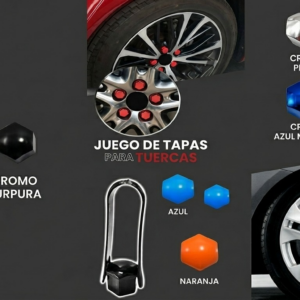 Tapas Decorativas para Tuerca Hex21 Negro - Tapas Decorativas - Beta Repuestos