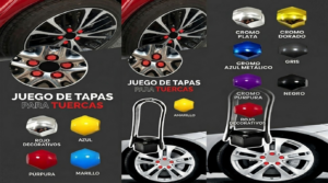 Tapas Decorativas para Tuerca Hex17 Gris