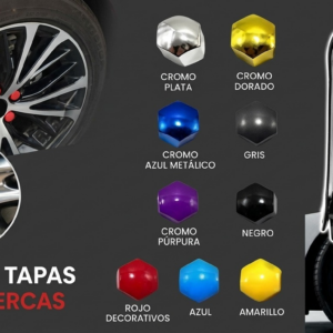 Tapas Decorativas para Tuerca Hex21 Gris - Tapas Decorativas - Beta Repuestos