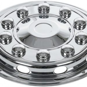 Accesorio de Lujo para Aro 22.5 Pulg. Acero Inoxidable Tipo Americano Delantero - Tapas de Tuerca - Beta Repuestos
