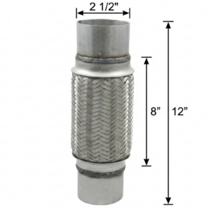 Tubo Flex con Acople Malla Exterior 5 x 4 x 8 Pulg. - Tubos Flexibles - Beta Repuestos