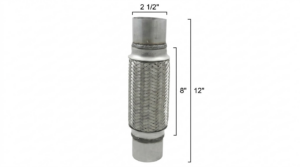 Tubo Flex con Acople Reforzado Doble Malla 5 x 8 x 12 Pulg.