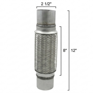 Tubo Flex con Acople Reforzado Doble Malla 5 x 8 x 12 Pulg. - Tubos Flexibles - Beta Repuestos