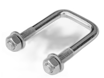 Abrazadera Cuadrada Rosca M20 M20 X 82 X 8 Fg / Gh / Ak Delantero Paquete 3 1/4