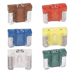 Fusible Cristal (Caja 100 Unidades) 25 Amperios - Fusibles de Cristal - Beta Repuestos