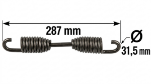 Hino GH / FG / AK / FS Posterior Doble Negro