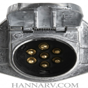 Socket Siete Vias Hembra (tapa) - Cables y Conectores Plataformas - Beta Repuestos