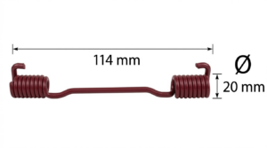 Zapata de Freno Isuzu NLR Pequeño Doble Curva Marron