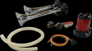 Corneta de Pito Doble con Compresor 12V