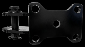 Montura del Brazo Templador Eje Redondo PAQ 3-1/2 Eje 5 Pulg