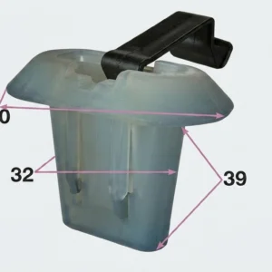 Seguro Plástico MODELO 797 - Empaque 25 Unidades - Seguros Plásticos - Beta Repuestos